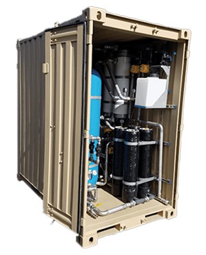 BrightWater Energy Solutions Water Purification System. 