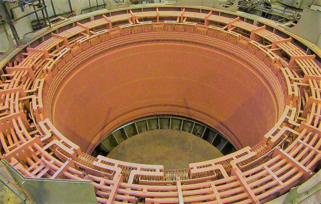 One of the Drakensberg plant’s turbine rotary systems 