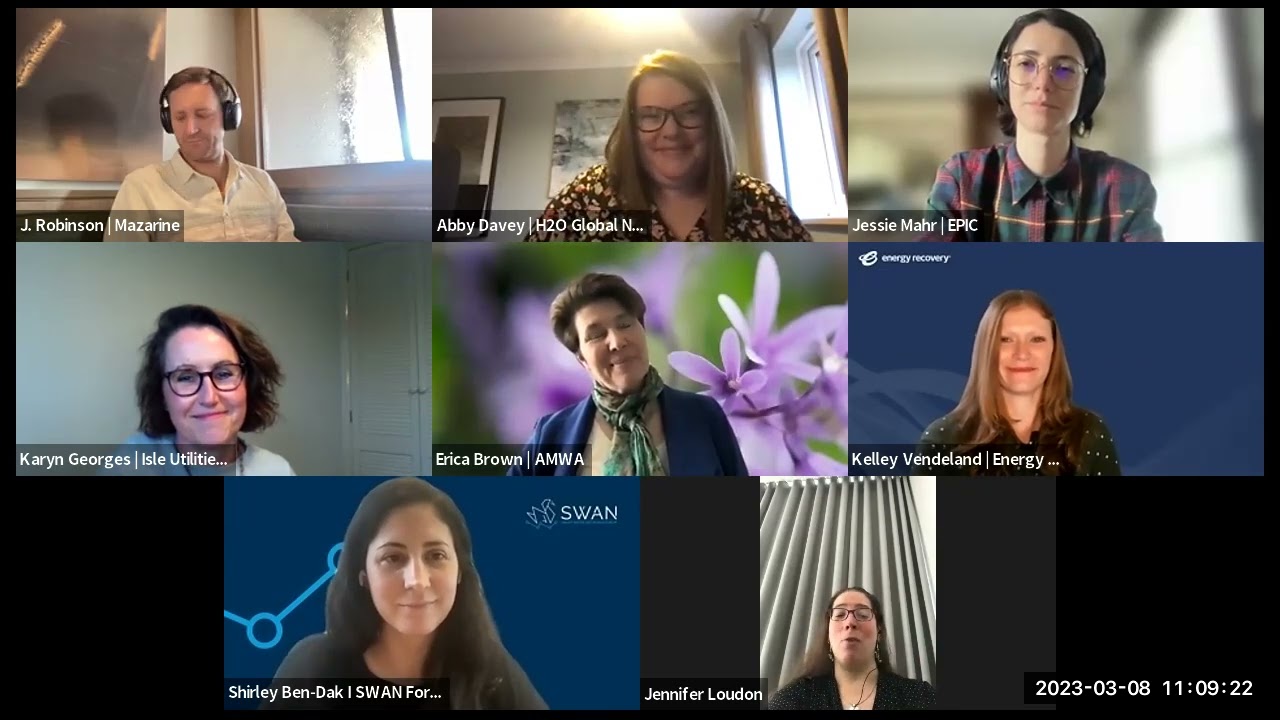 Women in Water Webinar with Mazarine Ventures and H2O Global News