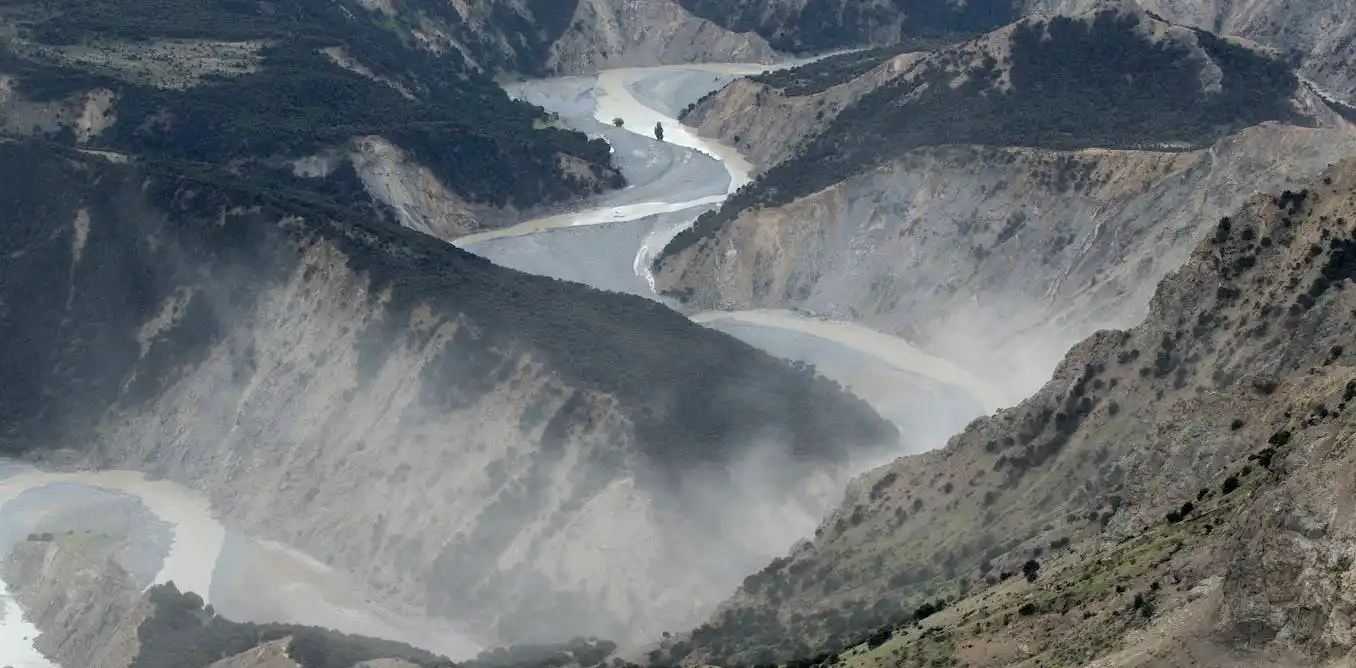 Earthquakes Change River Courses