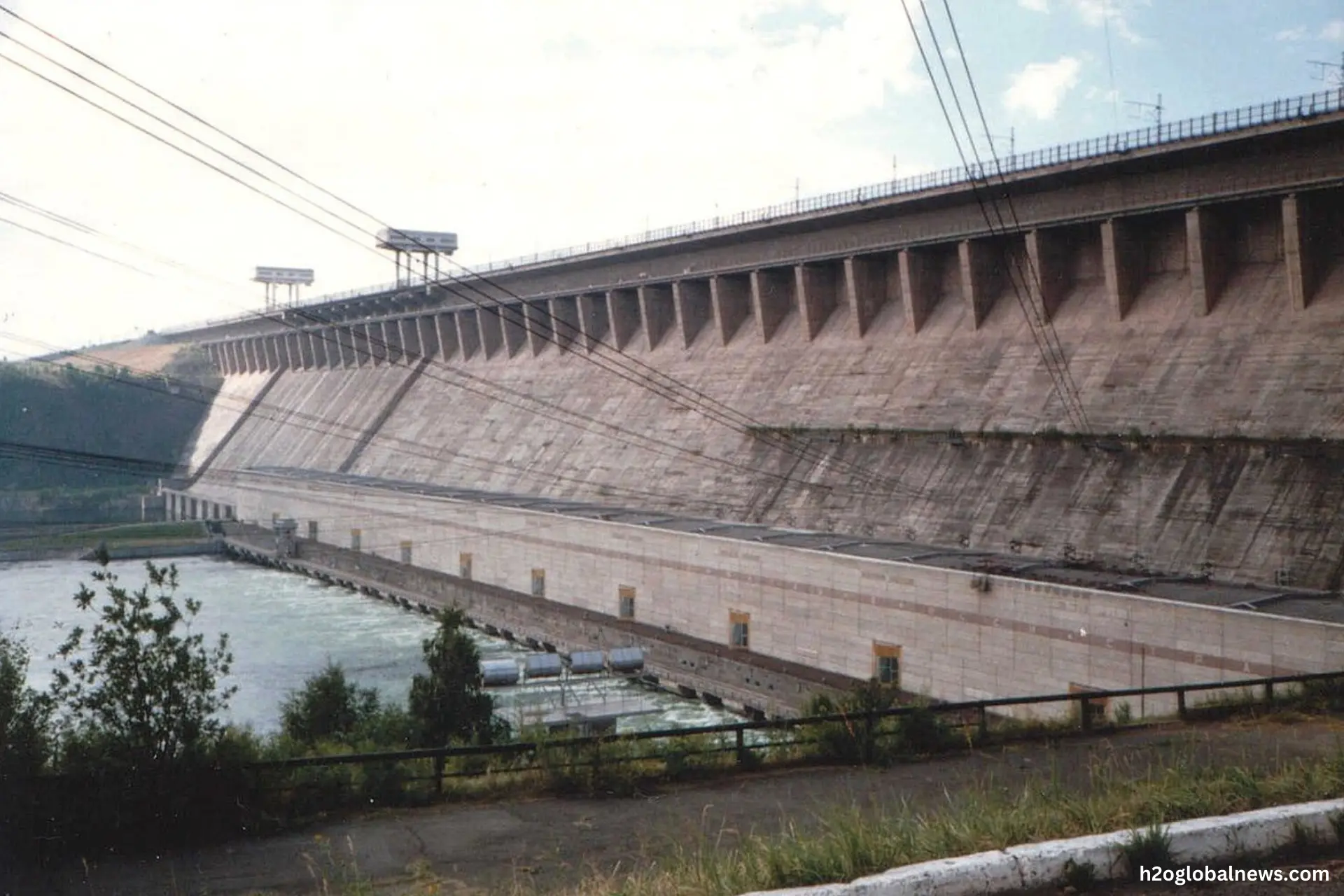 Bratsk Reservoir in Russia