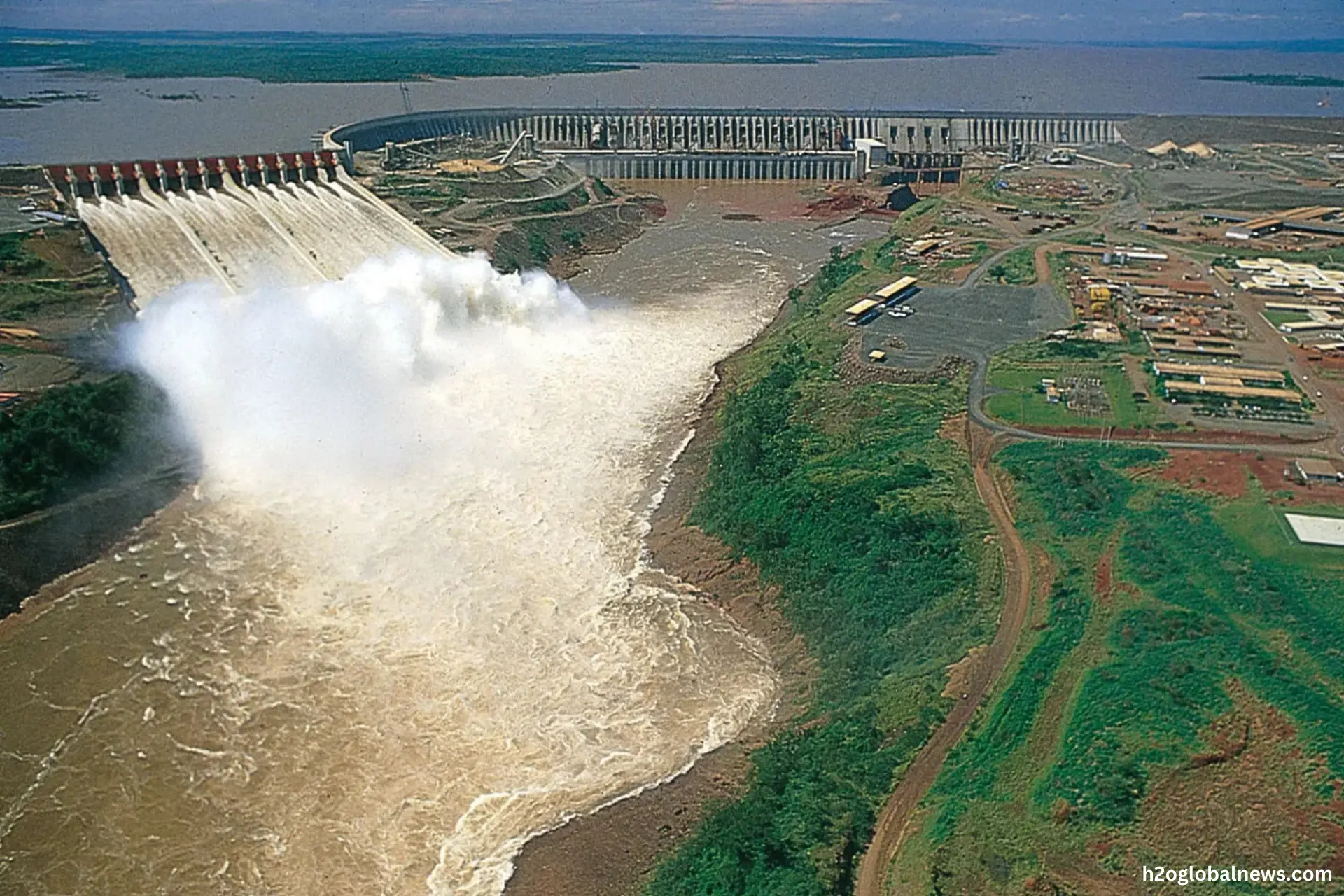 Itaipu Dam between Brazil and Paraguay