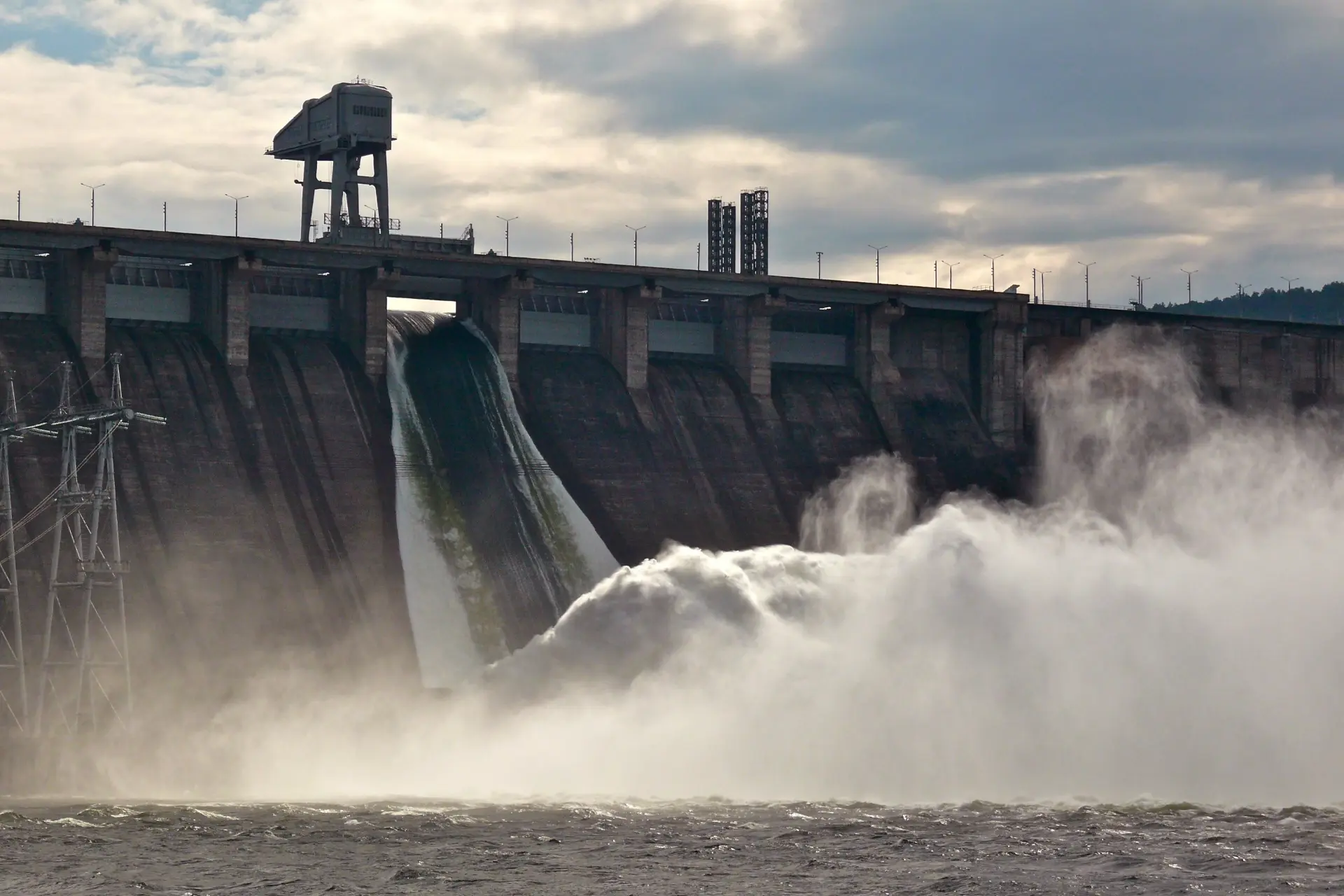 Krasnoyarsk Dam in Russia