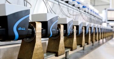 Resdential meters under production test