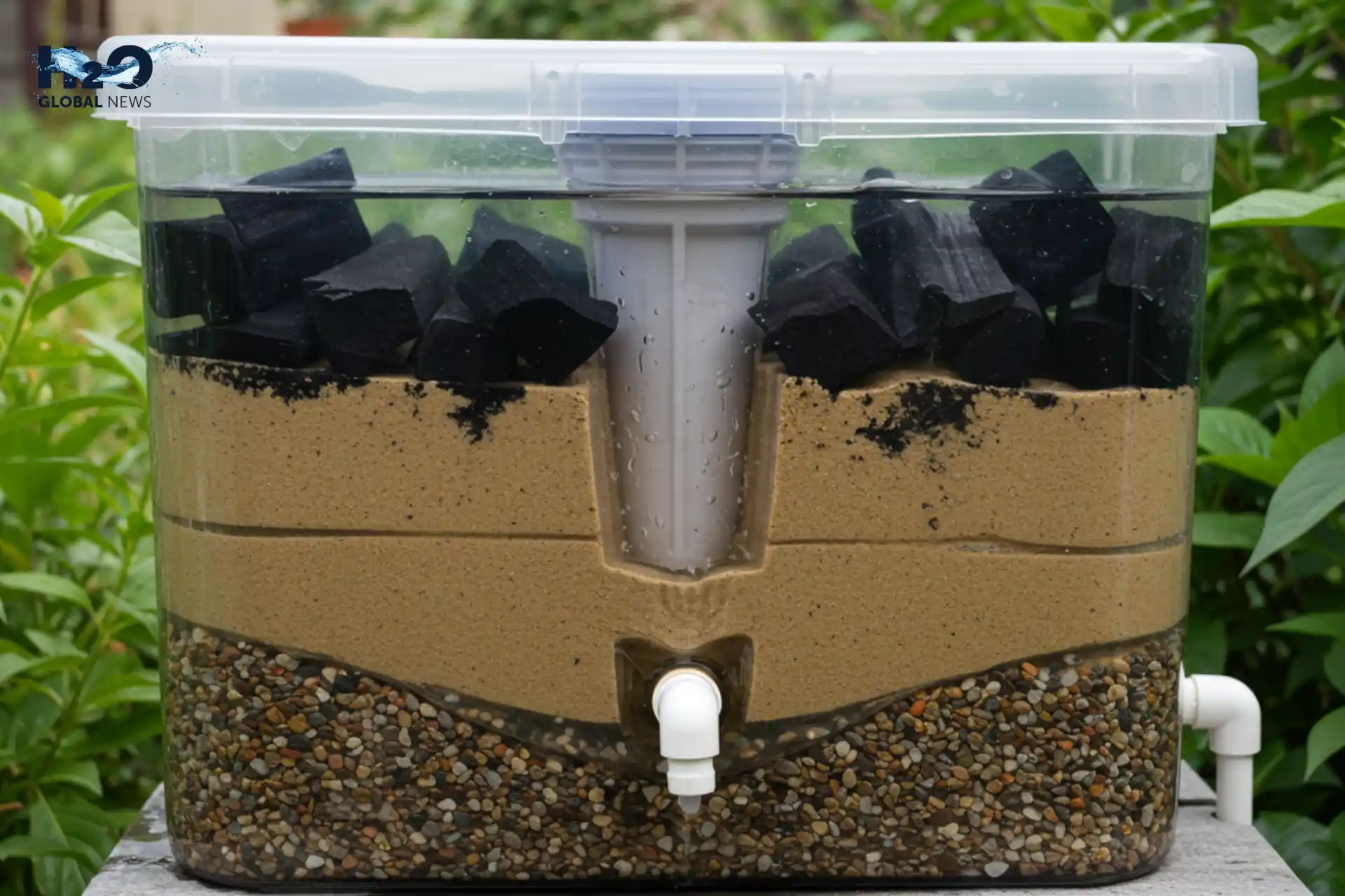 Build a Filtration Unit for  grey water filter system diy