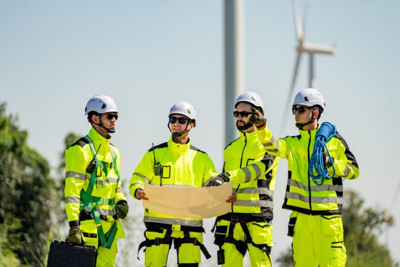 RSK Group engineers collaborating on sustainable infrastructure projects.