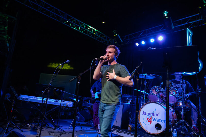 yan Riddle from Landia performing at Jammin&rsquo;4Water during WEFTEC 2025