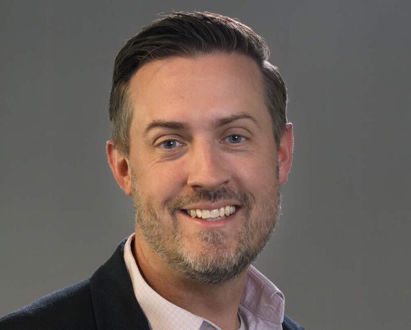 Portrait of Harland Pond, vice president of sales at AqueoUS Vets.