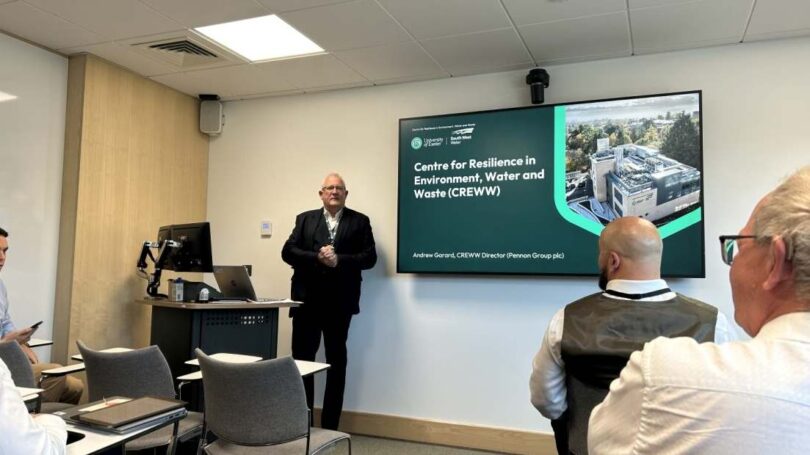 Experts attending the Safe to Swim Forum on bathing water quality hosted by CREWW and South West Water