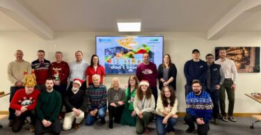 South West Water and ECAS staff promoting festive fats, oils and grease awareness