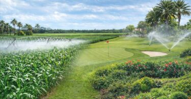 Florida irrigation and golf course landscapes representing water filtration applications in agriculture and turf management