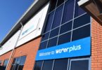 Water Plus headquarters building highlighting the company&rsquo;s Net Zero and sustainability commitment