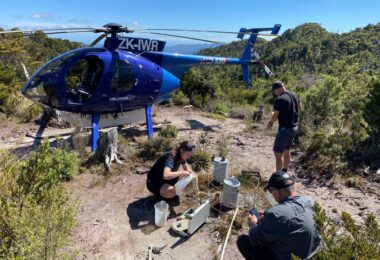 Bay of Plenty Regional Council environmental data management field monitoring in remote terrain