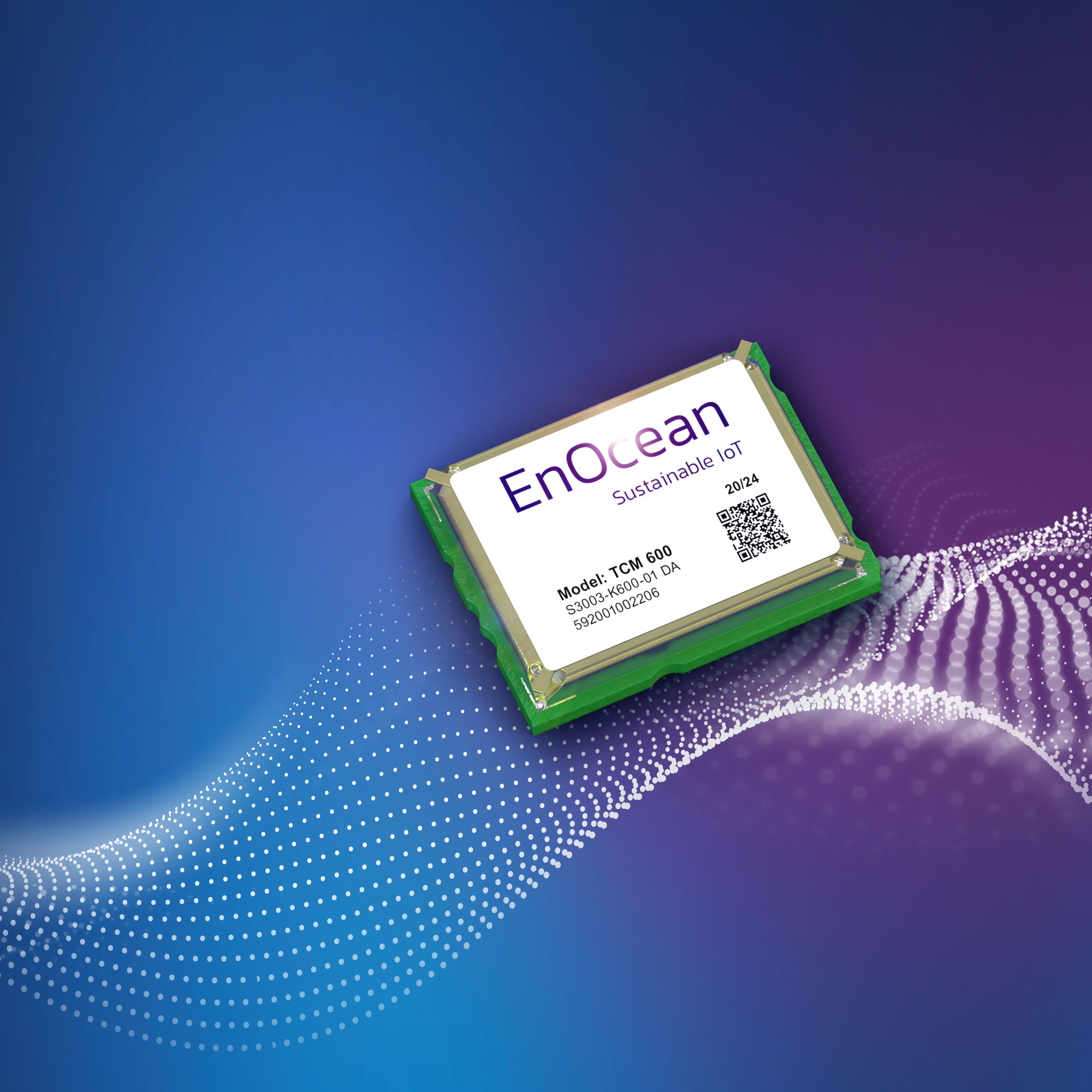 TCM 600 programmable transceiver for secure EnOcean building automation systems