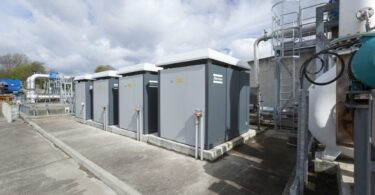 Low-pressure blower installation at a wastewater treatment facility