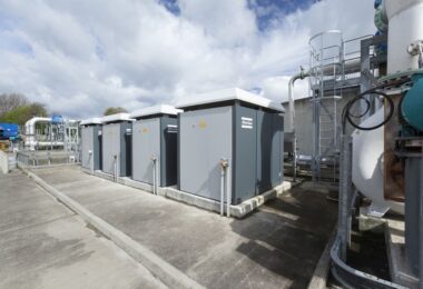 Low-pressure blower installation at a wastewater treatment facility