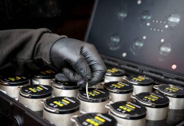 Ovarro EnigmaREACH acoustic loggers used for automated leakage detection in UK water networks