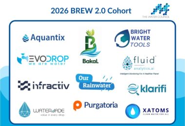 BREW 2.0 2026 cohort startups selected by The Water Council