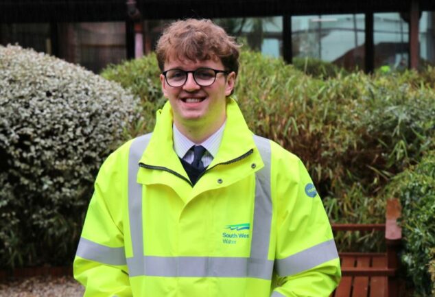 South West Water apprentice Tom Howard shortlisted for Apprentice of the Year award
