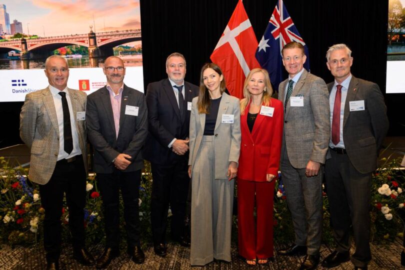 Grundfos Danish delegation Australia water security event group with Rural Aid partnership representatives