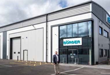 Börger UK Shrewsbury expansion Stadium Point Business Park facility exterior