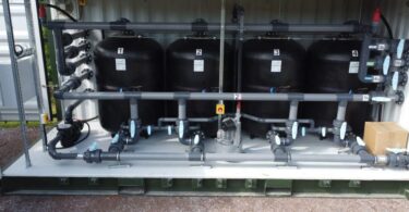 Flocell XFM20 phosphorus filtration unit installed at wastewater treatment plant