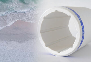 Vesconite Hilube bearing component used in axial flow pumps for water circulation systems