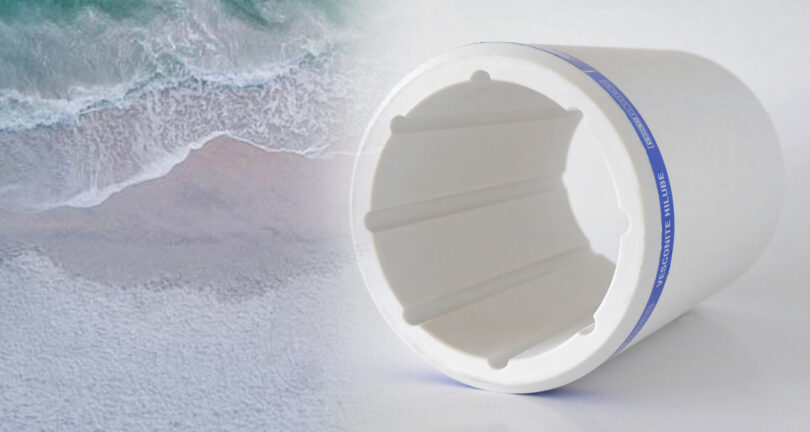 Vesconite Hilube bearing component used in axial flow pumps for water circulation systems