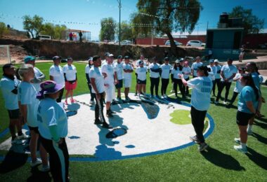 Manchester City Xylem Rainmakers water sustainability community football pitch rainwater project Mexico