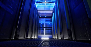 data centre servers and cooling infrastructure illustrating data centre water use for cooling systems