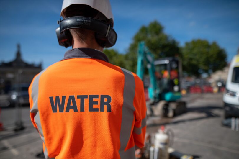 Wessex Water South Dorset water supply upgrade engineer pipeline works