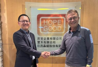Cerafiltec semiconductor water treatment Taiwan partnership handshake office