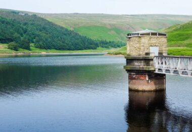 reservoir water monitoring site supporting digital water intelligence and water quality analysis