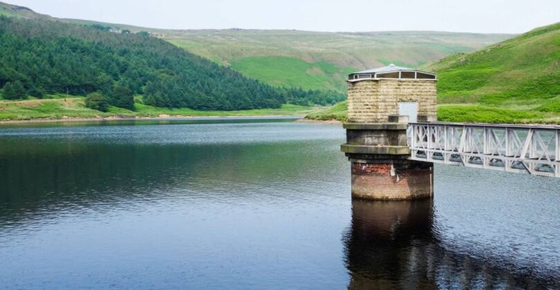 reservoir water monitoring site supporting digital water intelligence and water quality analysis