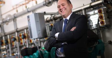 UK wastewater treatment capacity housing targets Simon Oakes Wilo infrastructure plant