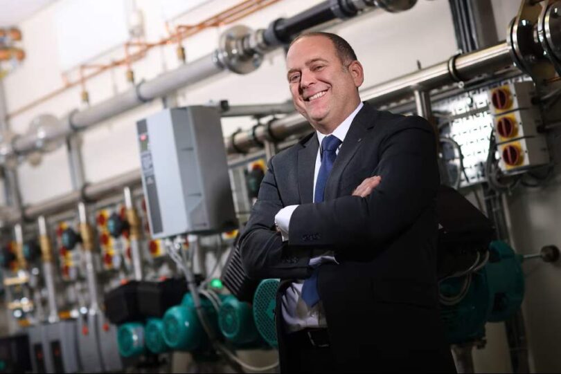 UK wastewater treatment capacity housing targets Simon Oakes Wilo infrastructure plant