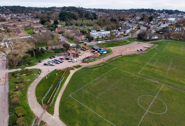 sewer pipeline installation supporting Poole sewer upgrade capacity improvement