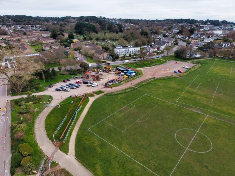 sewer pipeline installation supporting Poole sewer upgrade capacity improvement