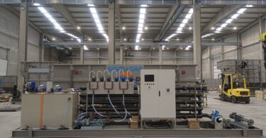 SIGMADAF dissolved air flotation system used for PFAS removal in industrial wastewater treatment