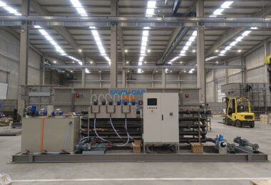 SIGMADAF dissolved air flotation system used for PFAS removal in industrial wastewater treatment