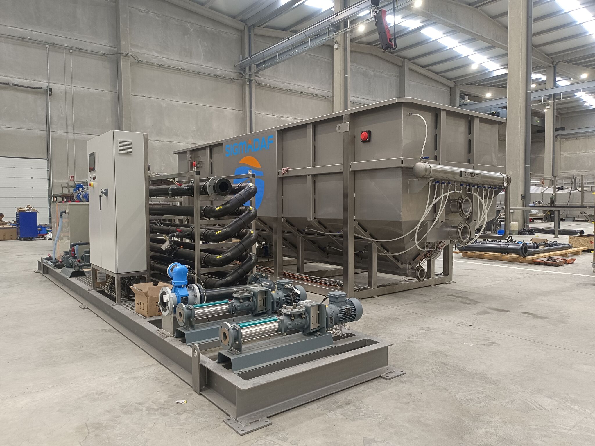 SIGMADAF dissolved air flotation system for PFAS industrial wastewater treatment applications
