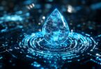 AI water innovation technology concept for river and wastewater monitoring