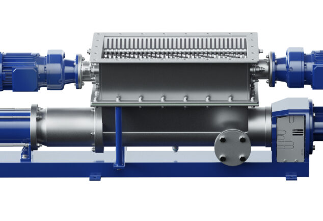 SEEPEX FlowShred solid conditioning system twin shaft grinder and pump unit for industrial and wastewater applications
