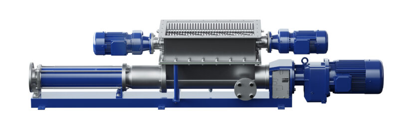 SEEPEX FlowShred solid conditioning system twin shaft grinder and pump unit for industrial and wastewater applications