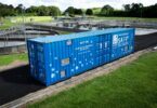 SAFF PFAS sewage treatment trial container system installed at wastewater treatment facility in Australia