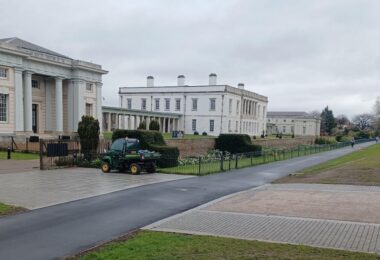 Water network resilience project near Greenwich Park in southeast London