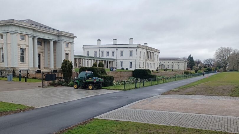 Water network resilience project near Greenwich Park in southeast London