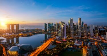 Singapore skyline where Jacobs will study a potential desalination plant for PUB