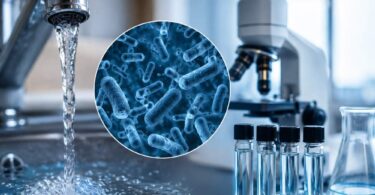 Legionella drinking water study examining disinfectant residual levels and water quality monitoring