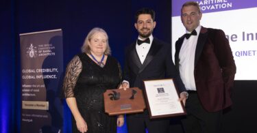 Dr Batuhan Aktas receives Maritime Innovation Award for Eco Boss Cap energy efficiency technology